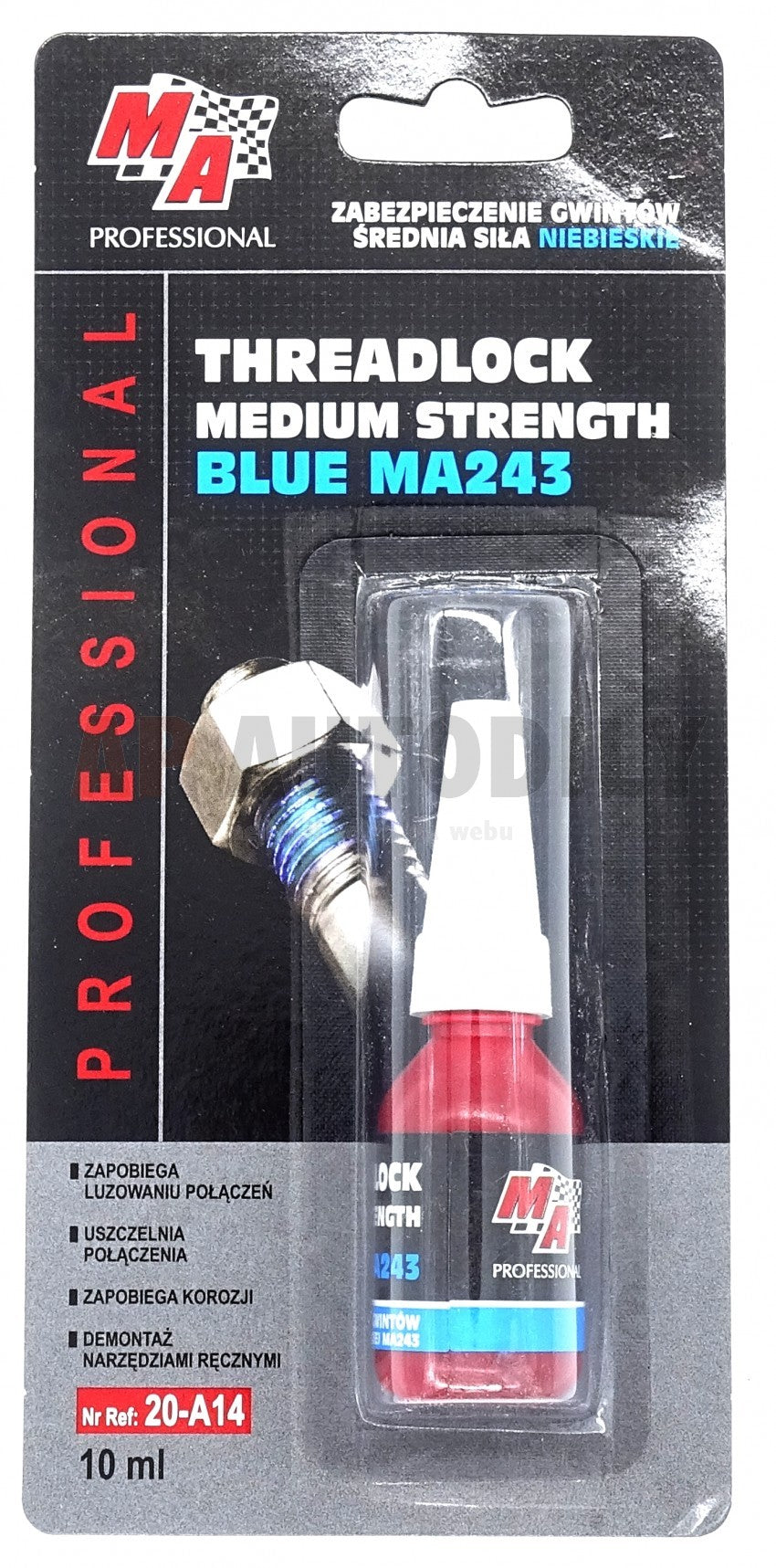 Moje Profesional- Pasta blocare suruburi 10 ml