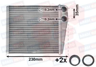 Radiator incalzire  VAN WEZEL VWZ58006229